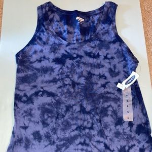 Blue tie dye tank from old navy, brand new.
